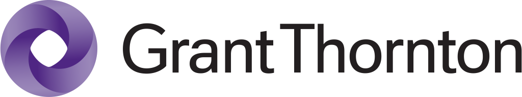 Grant Thornton logo, white