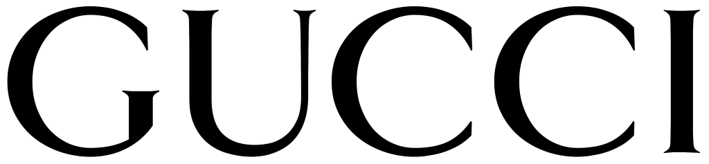 Gucci logo, .png, white