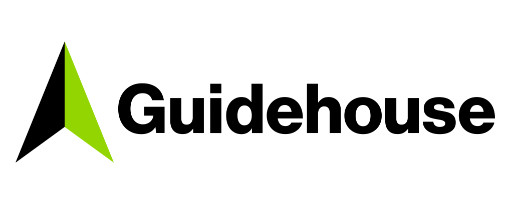 Guidehouse logo, white