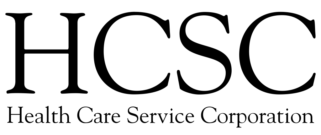 HCSC (Health Care Service Corporation) logo, white
