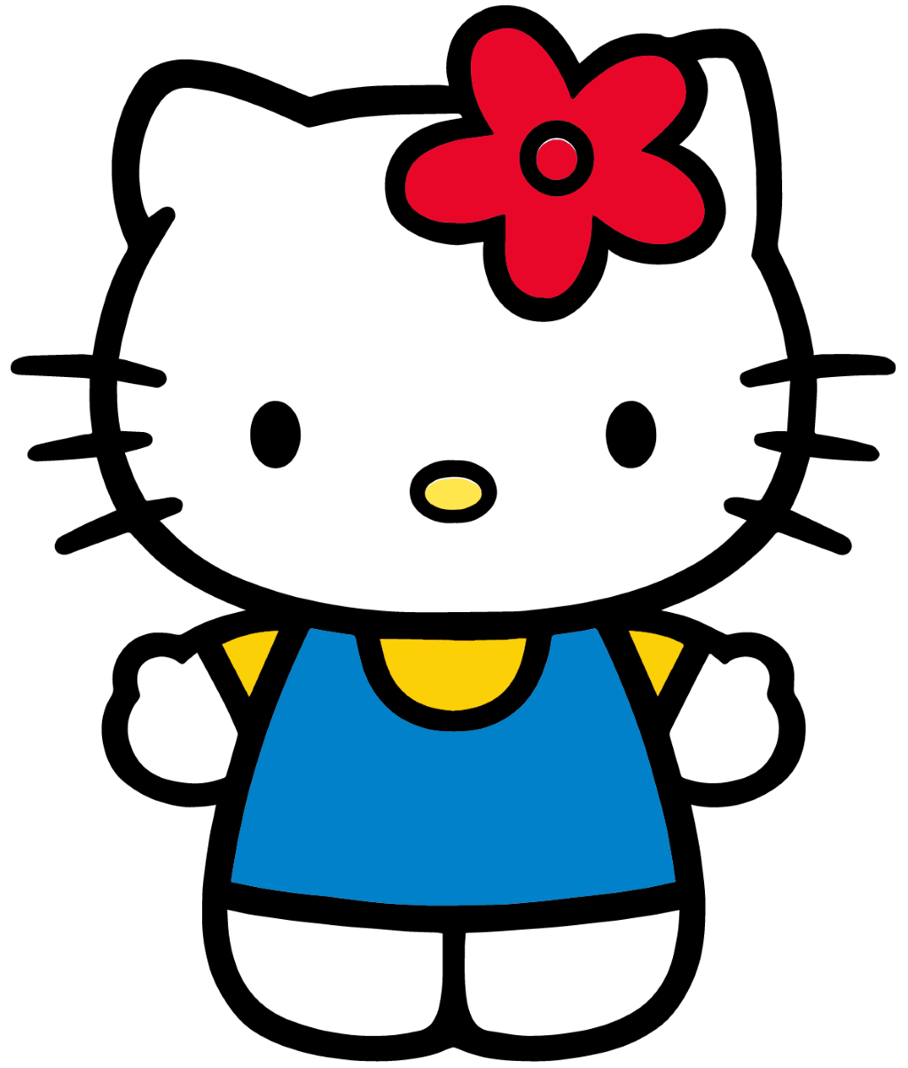 Hello Kitty logo, logotype, transparent, .png