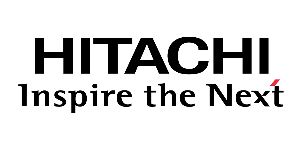 Hitachi logo, transparent, .png