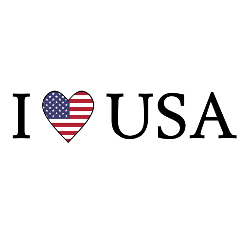 I Love USA logo