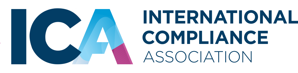 International Compliance Association (ICA) logo, wordmark, transparent, .png