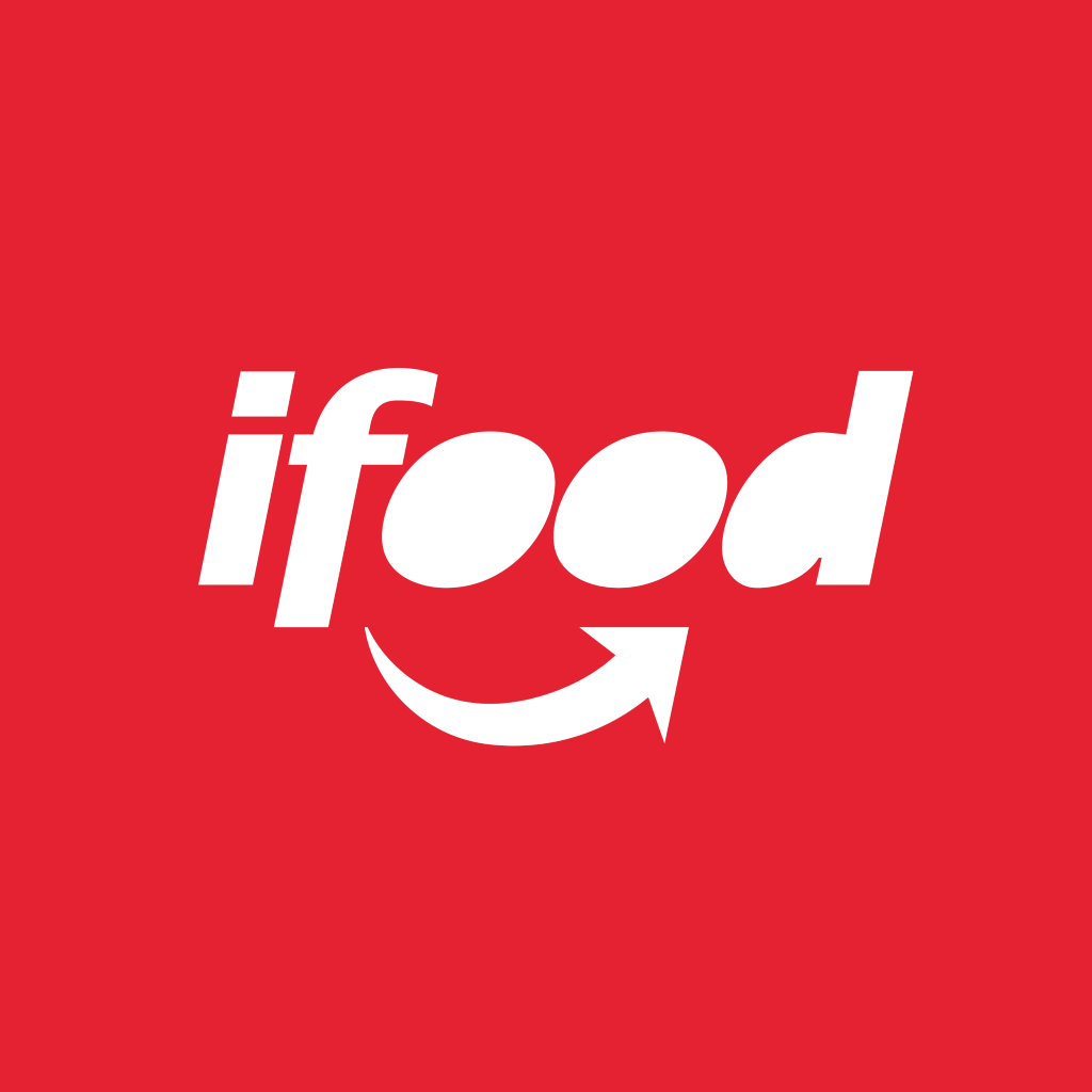 iFood logo, pink, square, .png
