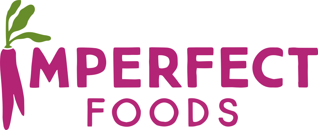 Imperfect Foods logo, white, .png