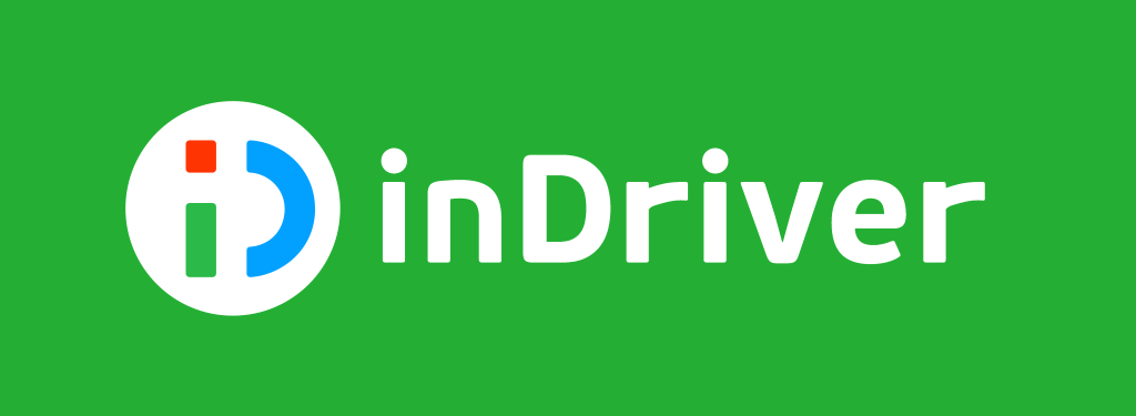 inDriver logo, wordmark, green, .png