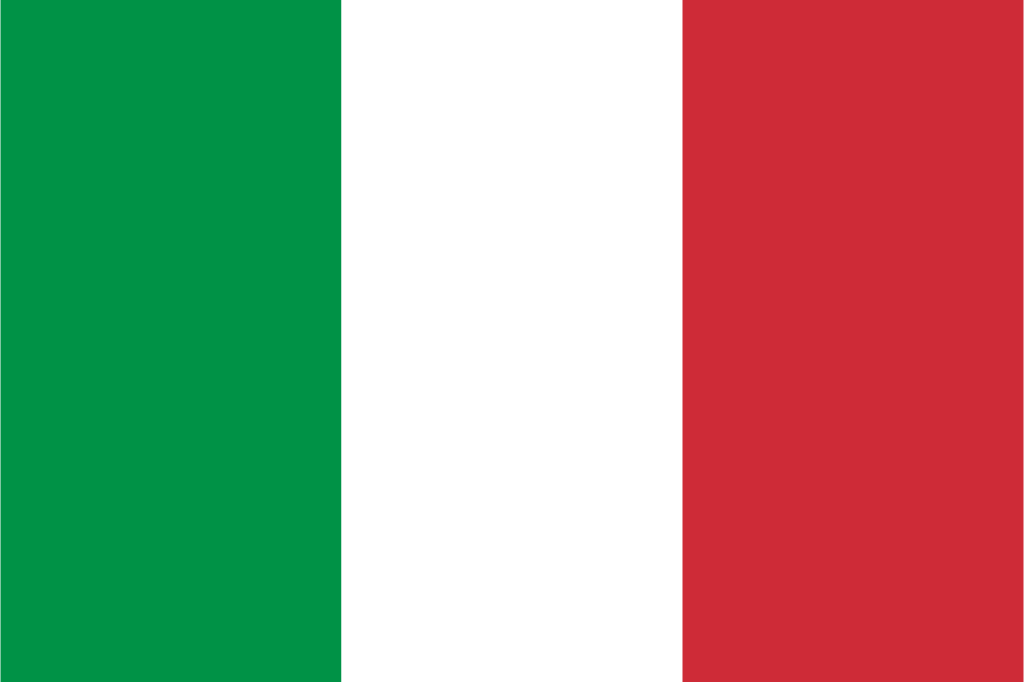 Italy flag, transparent, .png