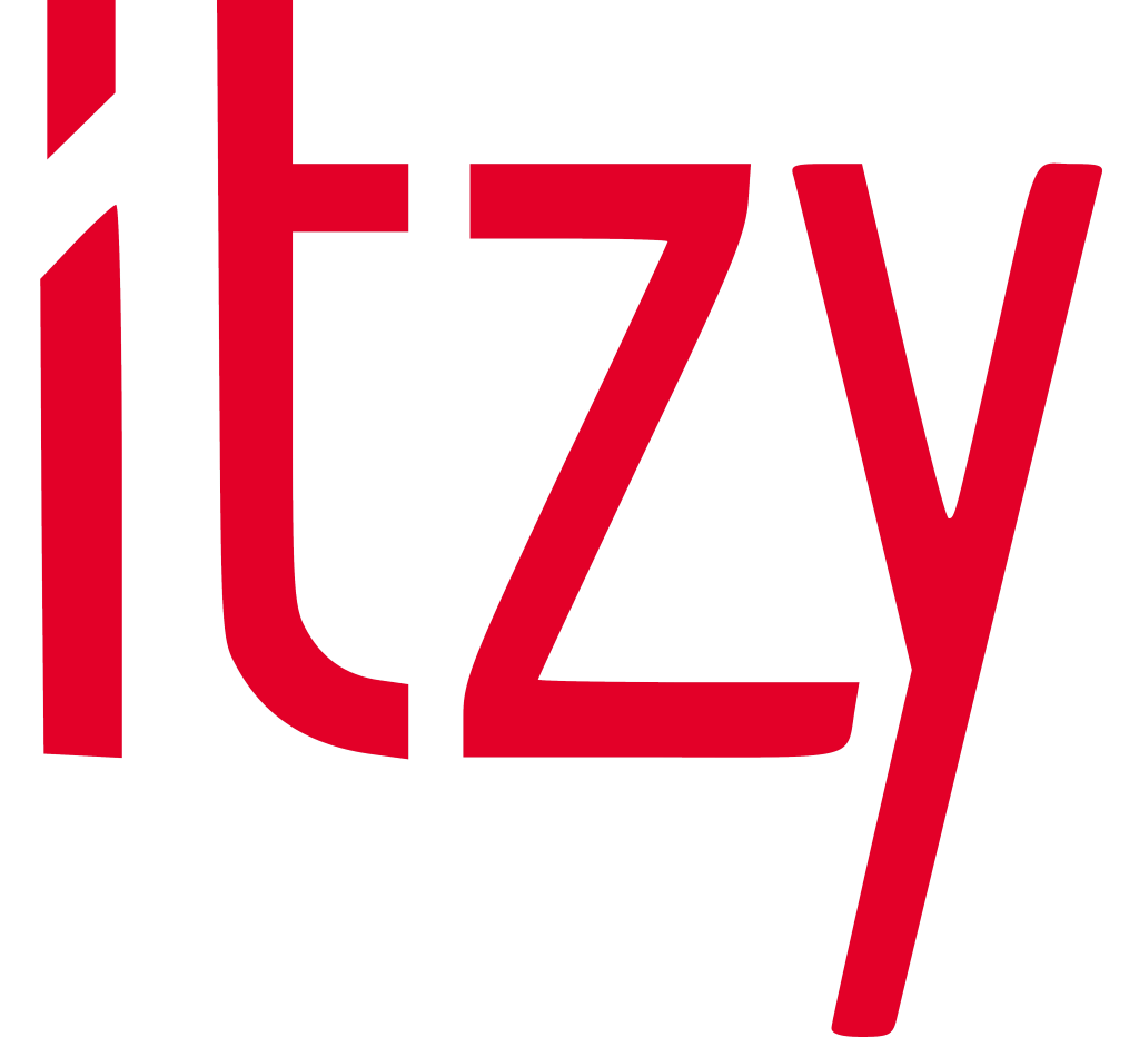 Itzy logo, pink, .png