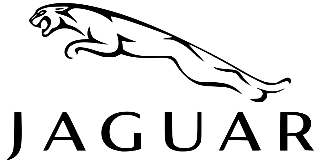 Jaguar logo, .png, white
