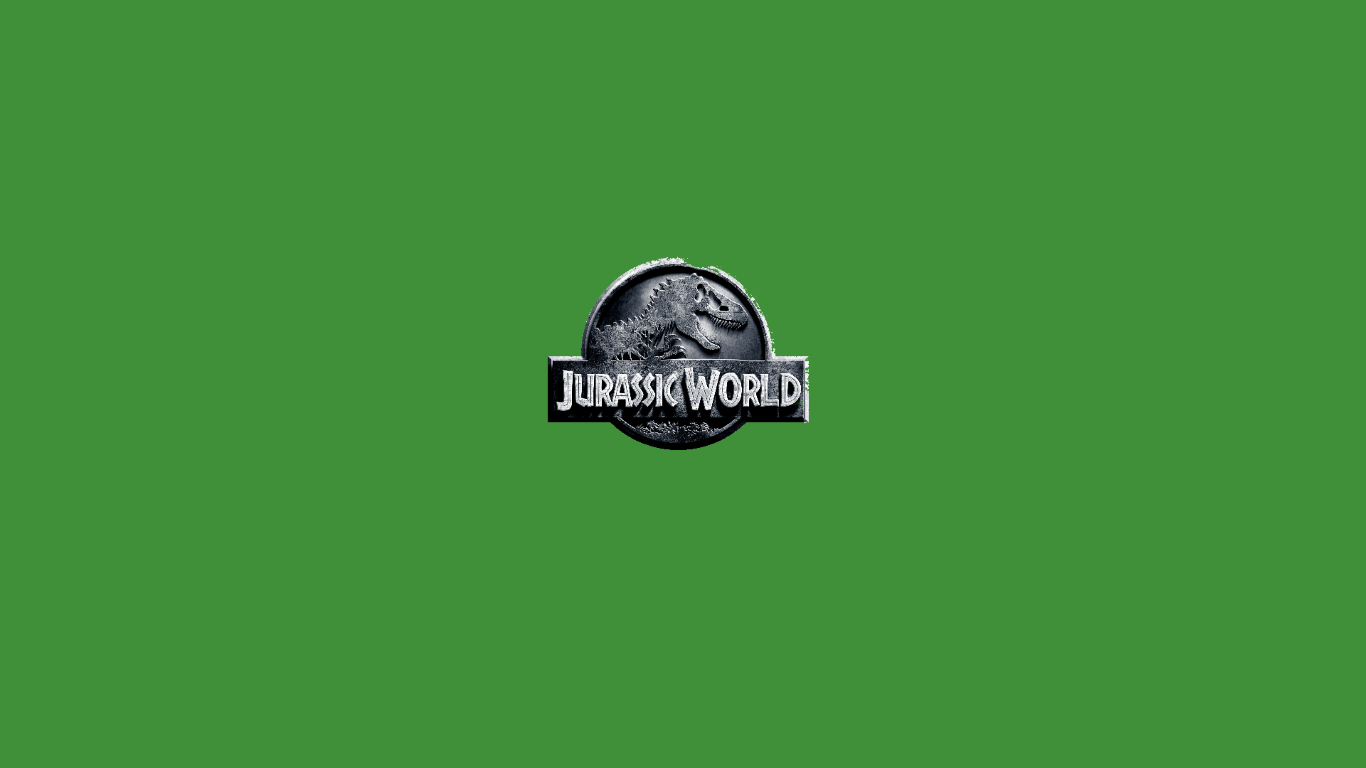 Jurassic World wallpaper, minimalist, green