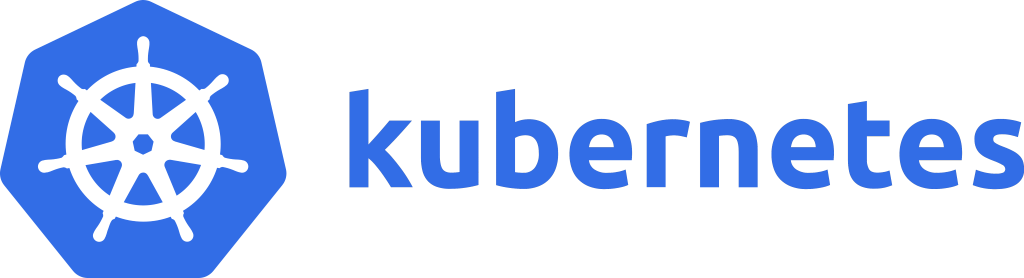 Kubernetes logo, transparent, blue, .png