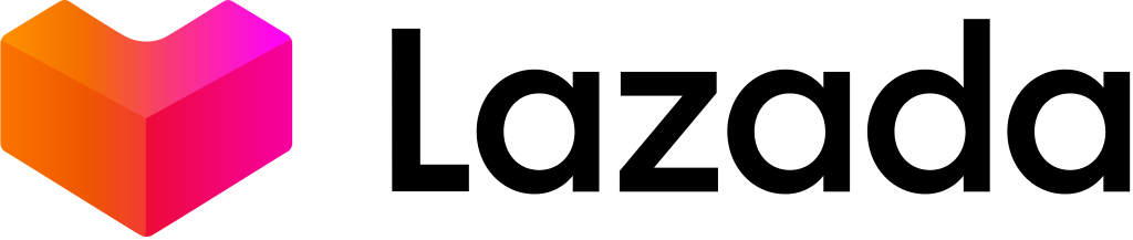 Lazada Group logo, wordmark, white, png