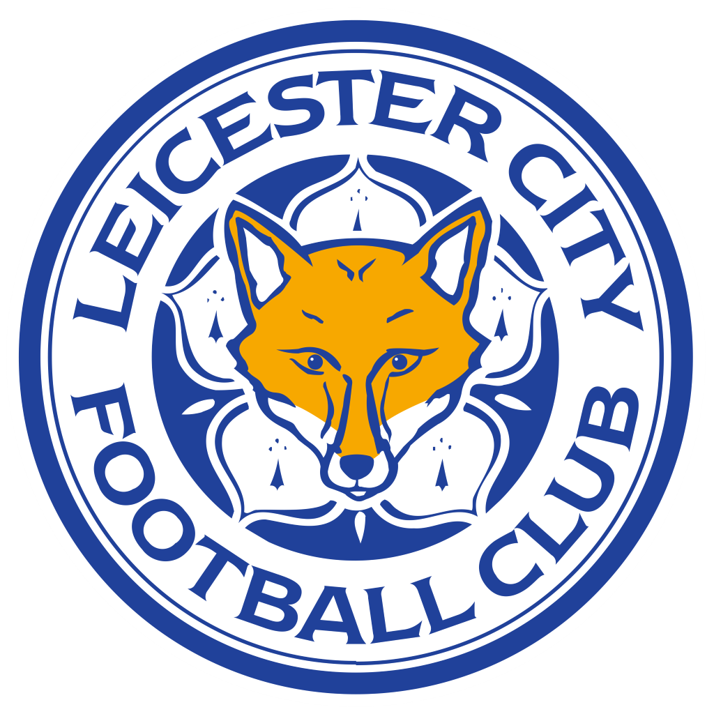 Leicester City logo, transparent, .png