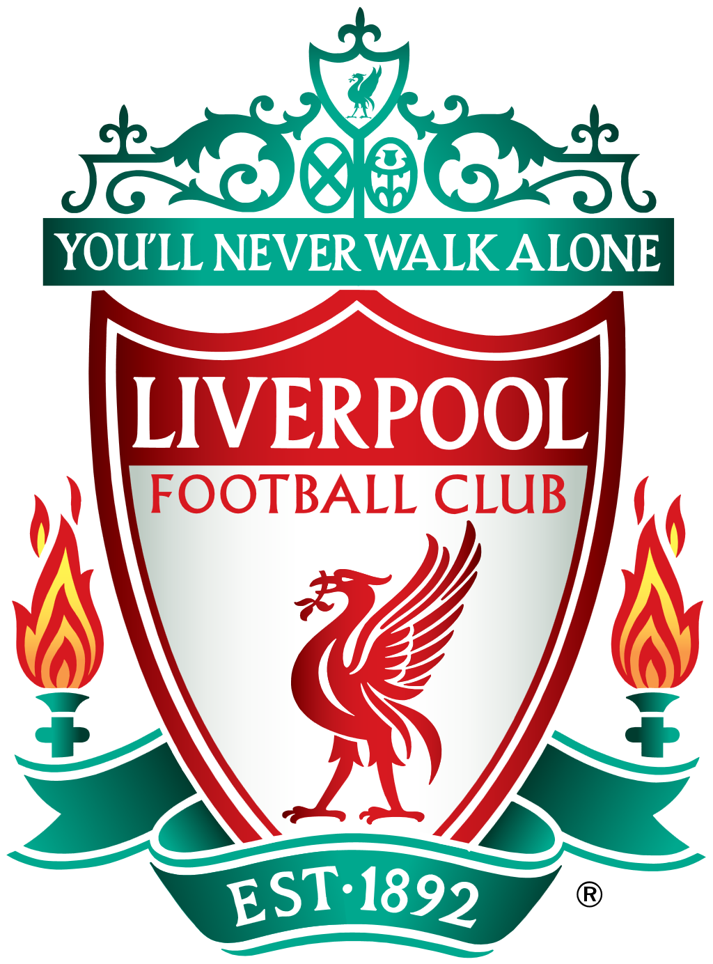 Liverpool FC logo, transparent, .png