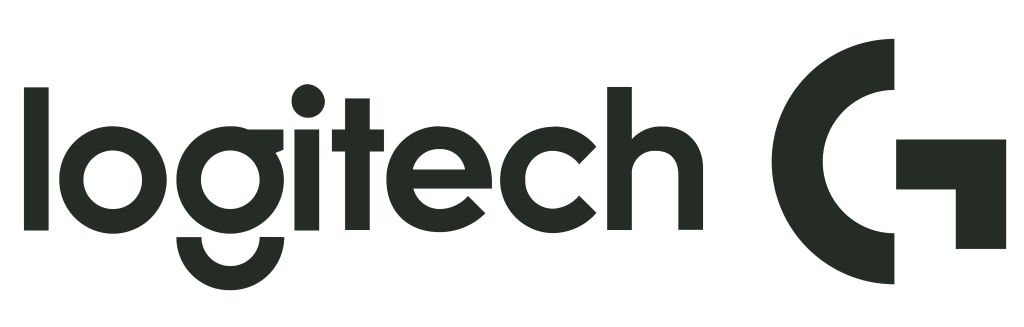 Logitech logo, gray, .png