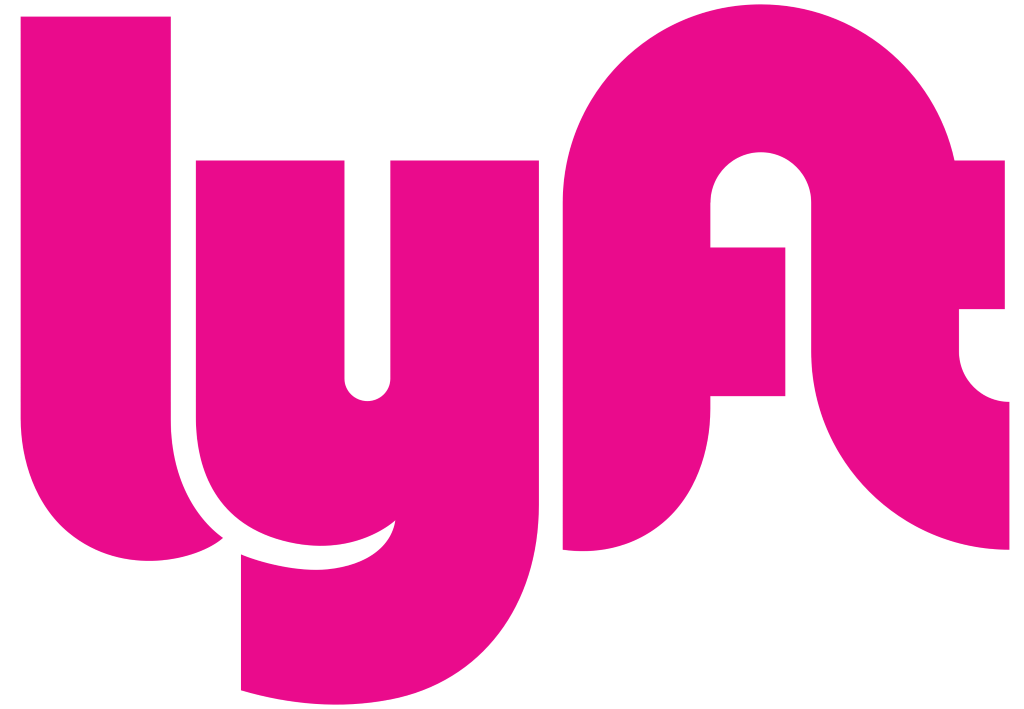Lyft logo, pink, logotype, transparent, .png