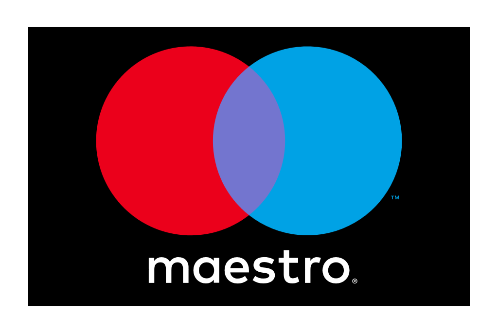Maestro logo, black, transparent, .png