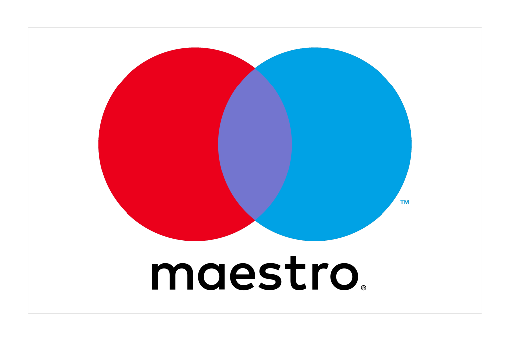 Maestro logo, white, transparent, .png