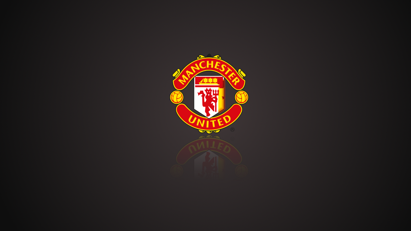 Manchester United wallpaper, logo, gray, .png