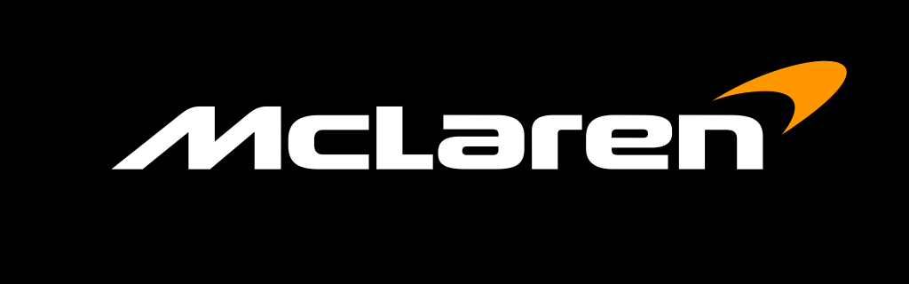 McLaren logo, .png, black