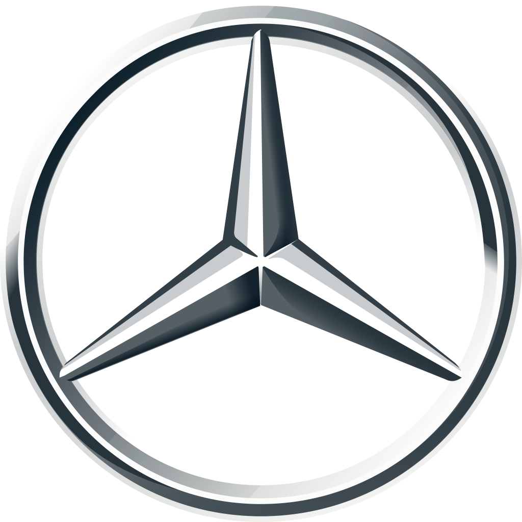 Mercedes-Benz logo, transparent, .png