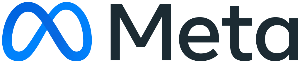 Meta logo, transparent, .png