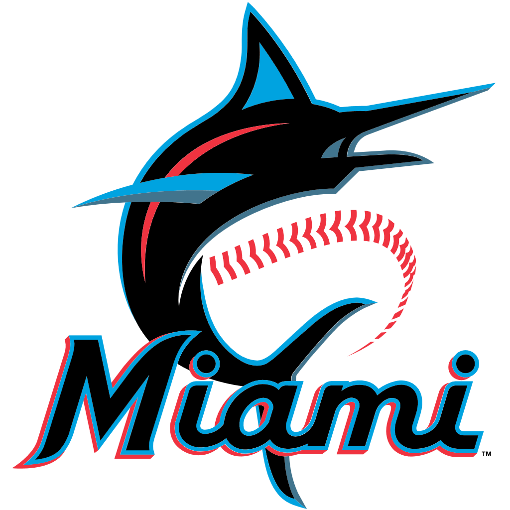 Miami Marlins logo, transparent, .png