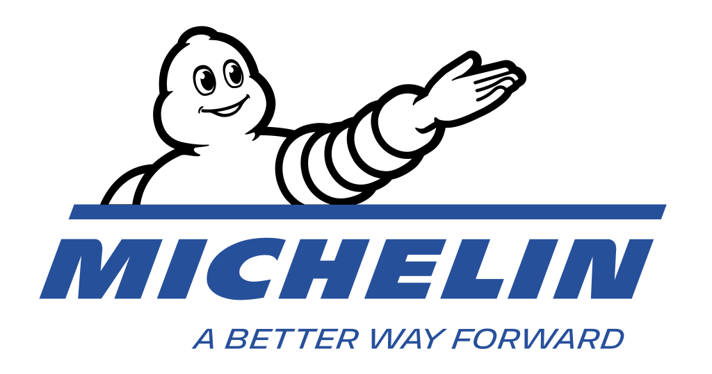Michelin logo, symbol, emblem, white, .png