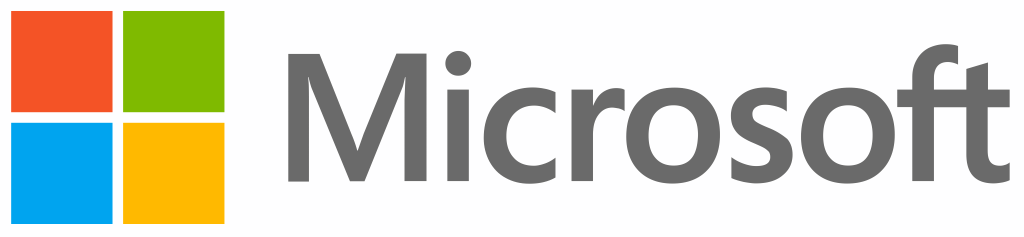 Microsoft logo – white background