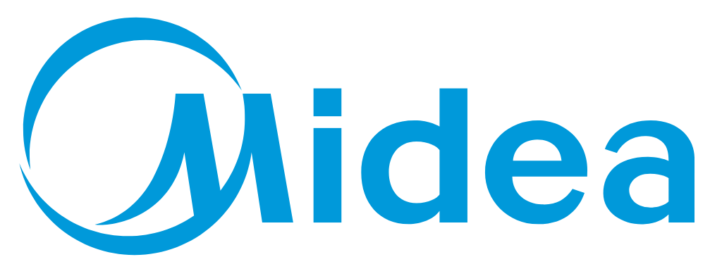 Midea logo, transparent, png