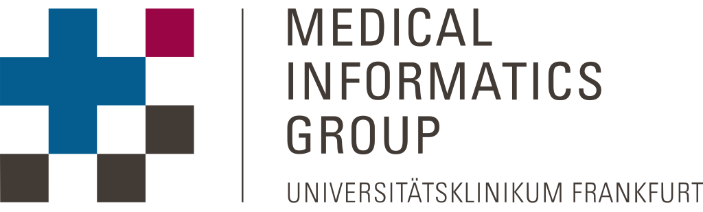 MIG (Medical Informatics Group) logo, white