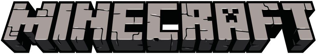 Minecraft logo, transparent, .png