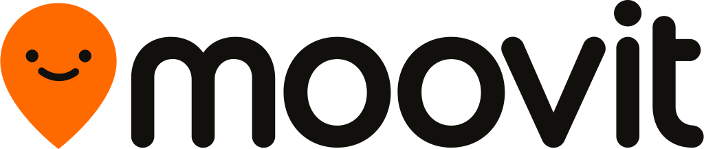 Moovit logo, wordmark, white, .png