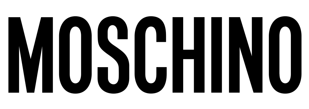 Moschino logo, white, .png