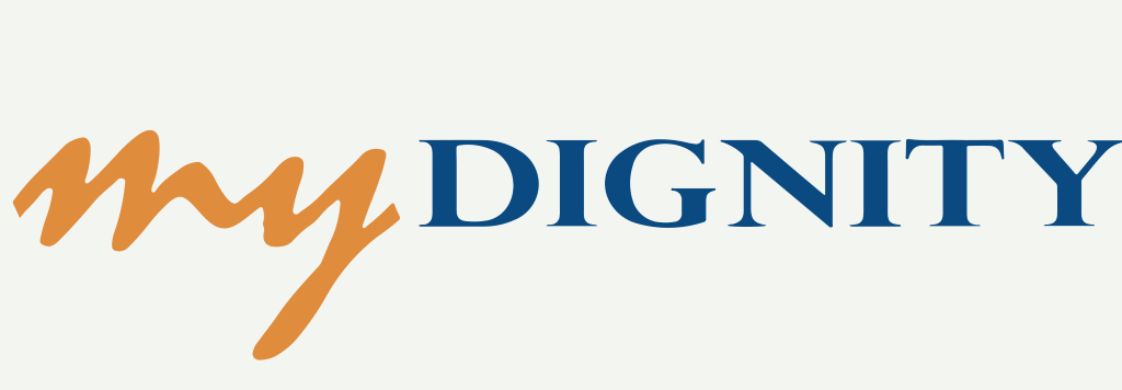 MyDignity (My Dignity) logo, .png, white