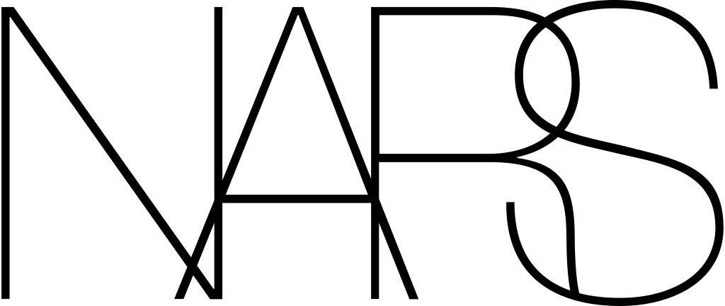 NARS logo, .png, white