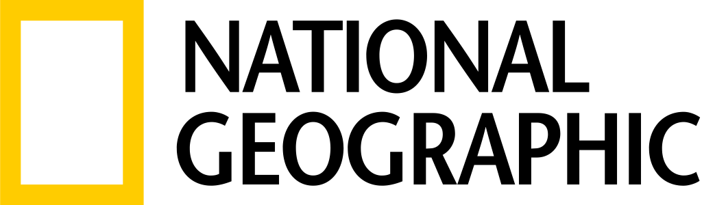 National Geographic logo, logotype, white, .png