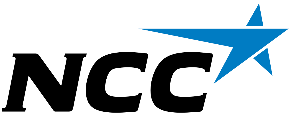 NCC logo, white, .png