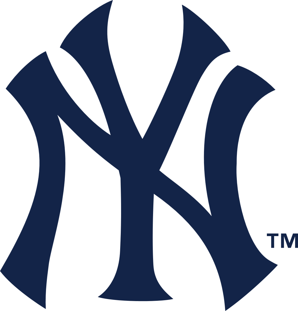 New York Yankees logo, logotype, transparent, .png