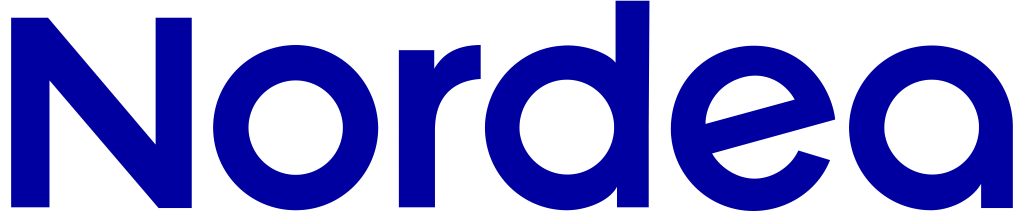 Nordea logo, white, .png