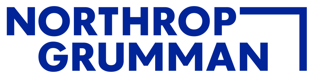 Northrop Grumman logo, white