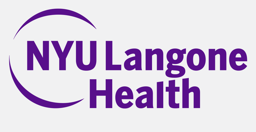 NYU Langone Health logo, wordmark, white, .png