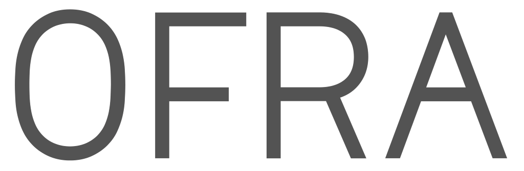 OFRA logo, transparent, .png