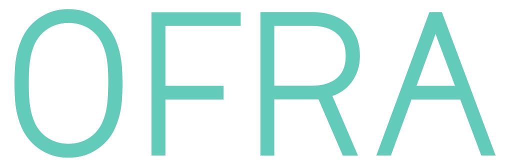 OFRA logo, .png, light