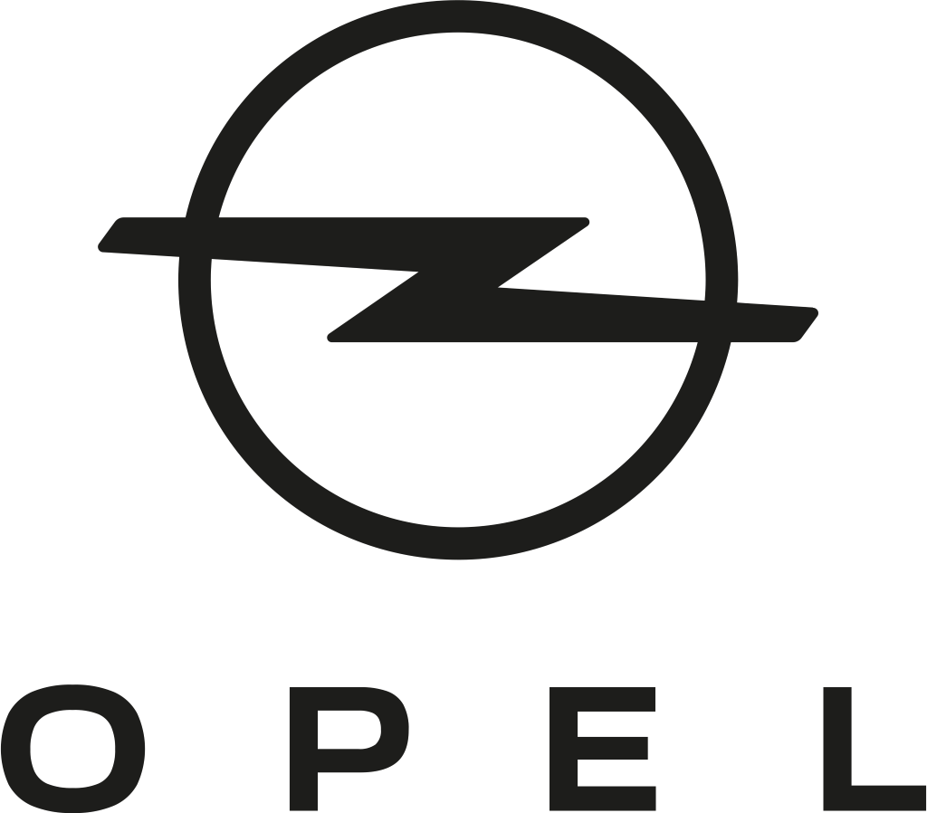 Opel logo, symbol, emblem, white, .png