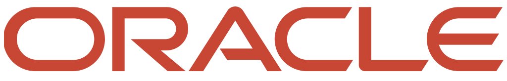 Oracle logo, logotype, white, .png
