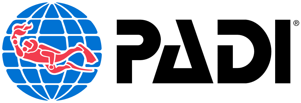 PADI logo, transparent, .png