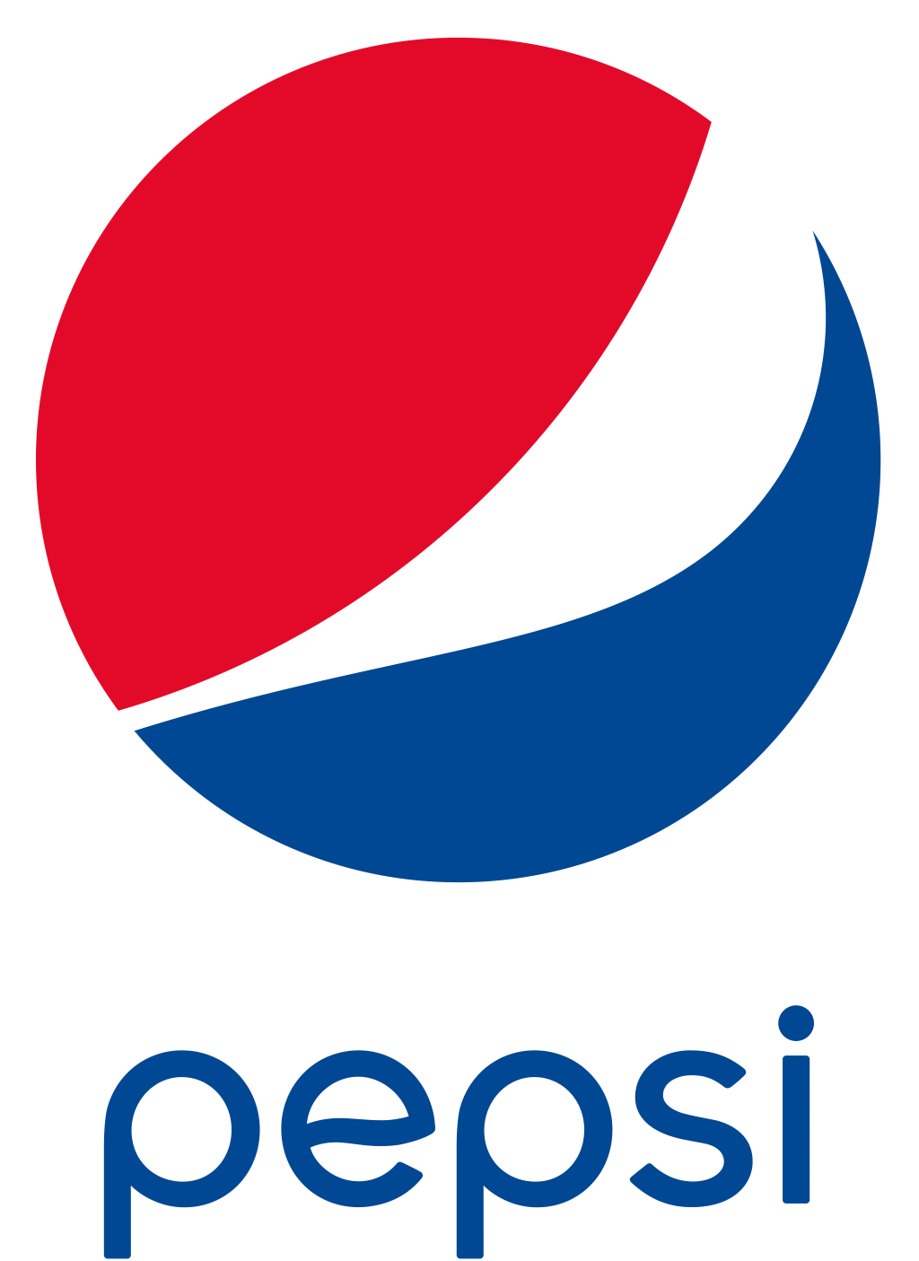 Pepsi logo, symbol, vertical, .png