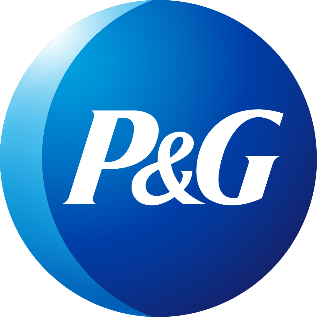P&G (PG) logo, transparent, .png
